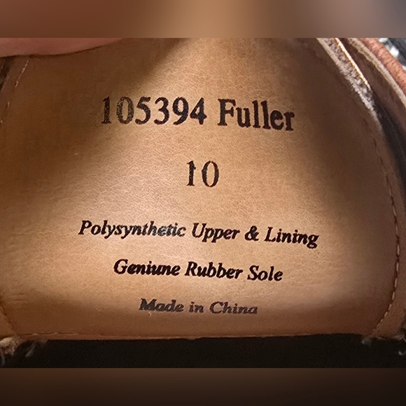 Gordon Rush Men's Oxfords Dress Shoes Lace Up Size 10 Brown - Picture 8 of 10